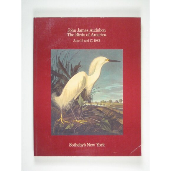 John James Audubon The Birds Of America Sothebys Auction Catalog June 1983 - Picture 1 of 8